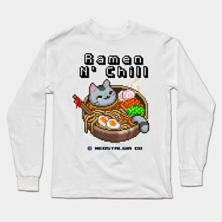 RAMEN CAT - Ramen N' Chill Long Sleeve T-Shirt